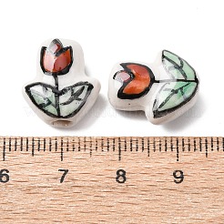 Handmade Porcelain Enamel Beads&nbsp;PORC-B006-02B
