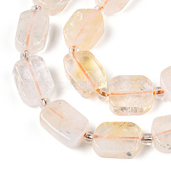 Heated Natural Citrine Beads Strands&nbsp;G-T138-22