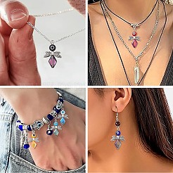 20Pcs 10 Color Evil Eye Lampwork Pendants&nbsp;FIND-CJ0001-69
