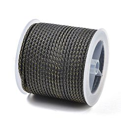 11M Polyester Braided Cord with Cotton Core & Metallic Thread&nbsp;OCOR-Z006-01-10