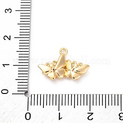 Brass Crystal Rhinestone Pendants&nbsp;KK-E793-04G