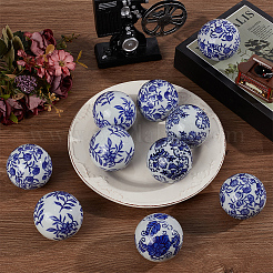 10Pcs Handmade Porcelain Beads&nbsp;PORC-BC0001-07