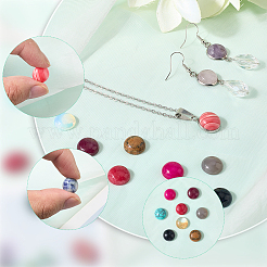 48Pcs 24 Styles Natural & Synthetic Mixed Gemstone Cabochons&nbsp;G-SP0001-40