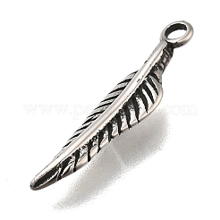 Retro 304 Stainless Steel Pendants&nbsp;STAS-L284-17AS-02