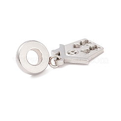 Non-Tarnish 304 Stainless Steel European Dangle Charms&nbsp;STAS-I192-05P