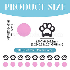 100G Plastic Sequins Beads&nbsp;PVC-TA0001-08