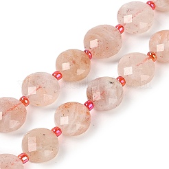 Natural Sunstone Beads Strands&nbsp;G-B094-A20-01