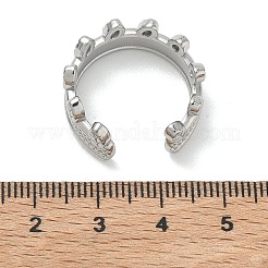 304 Stainless Steel Cuff Open Rings for Women&nbsp;RJEW-L341-02A-P