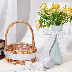 7M Flat Ethnic Style Polyester Ribbons&nbsp;OCOR-WH0003-010B