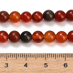 Natural Carnelian Beads Strands&nbsp;GG-CBA1CAF-A01-6mm