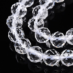 Natural Quartz Crystal Beads Strands&nbsp;G-S345-6mm-35