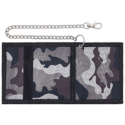 Polyester Wallet Card Holder with Detachable Chains&nbsp;AJEW-CY0003-19B