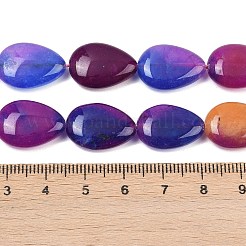 Two Tone Natural White Jade Beads Strands&nbsp;G-Z105-B01-01C