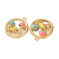 304 Stainless Steel Enamel Pendants&nbsp;STAS-Z193-03G