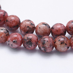 Natural Dyed Sesame Jasper Beads Strands&nbsp;X-G-E443-A19