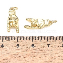 Rack Plating Brass Pendants&nbsp;KK-CBAB1AF-05G