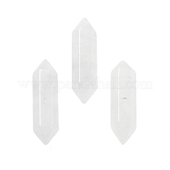 Natural Mixed Stone Double Terminal Pointed Beads&nbsp;G-A231-01