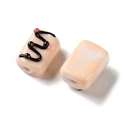 Handmade Lampwork Beads&nbsp;LA-CBA2CF4-01G