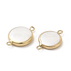 Shell Pearl Connector Charms&nbsp;PEAR-P004-56KCG