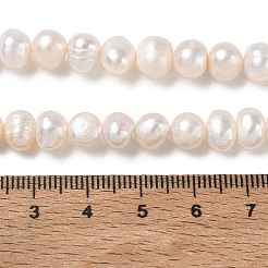 Natural Cultured Freshwater Pearl Beads Strands&nbsp;PA-CBAC463-06