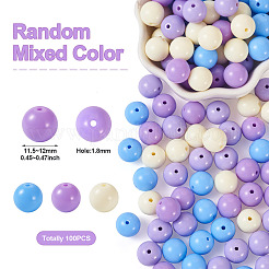 Opaque Acrylic Beads&nbsp;OACR-TAC0014-06B