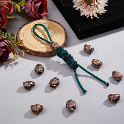 10Pcs Tibetan Style Alloy European Beads&nbsp;FIND-DC0008-14