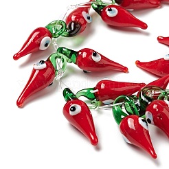 Handmade Lampwork Beads Strand&nbsp;LAMP-C008-01E