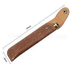Crazy Horsehide Pen Sleeve Pouch&nbsp;AJEW-WH0314-17A