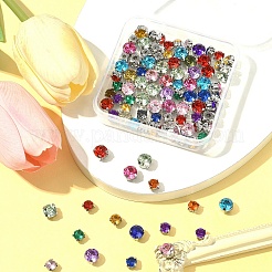 100Pcs 2 Styles Sew on Rhinestone&nbsp;GACR-FS0001-01