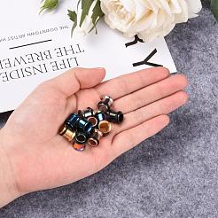 12Pcs 6 Colors 316 Surgical Stainless Steel Screw Ear Gauges Flesh Tunnels Plugs&nbsp;STAS-YW0001-15