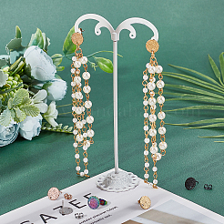 30Pcs 5 Colors 304 Stainless Steel Stud Earring Findings&nbsp;STAS-UN0023-07