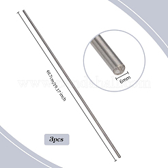3Pcs Titanium Alloy Solid Bar&nbsp;DIY-PH0036-37