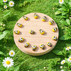 60Pcs Self-adhesion Maple Wood Cabochons&nbsp;WOOD-CP0001-21A