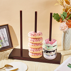 Wooden Donut Holder&nbsp;AJEW-WH0472-12