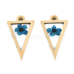 304 Stainless Steel Epoxy Resin Pendants&nbsp;STAS-T072-30