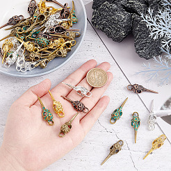 70Pcs 5 Colors Tibetan Style Alloy Pendants&nbsp;FIND-PH0009-19
