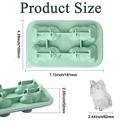 Bulldog Shaped Silicone Ice Molds&nbsp;ST-CJ0043-092