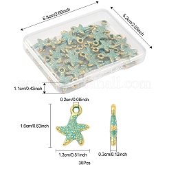 30Pcs Starfish Alloy Pendants&nbsp;FIND-FS0003-41