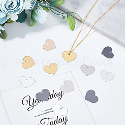 30Pcs 5 Colors Brass Pendants&nbsp;KK-BC0002-13