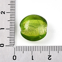 Handmade Silver Foil Glass Beads&nbsp;SLF15mmY-05