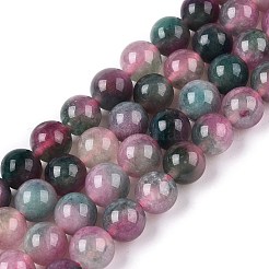 Dyed Natural White Jade Beads Strands&nbsp;G-T138-8mm-210-28