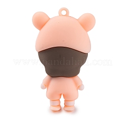 The 12 Chinese Zodiac Girl Doll PVC Plastic Pendants&nbsp;LS-KY-S172-16A
