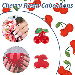 Cherry Resin Cabochons&nbsp;MRMJ-OC0003-22