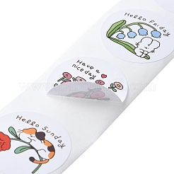 500Pcs Animals Roll Stickers&nbsp;DIY-U008-11