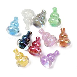 Electroplate & Luminous Opaque Resin Beads&nbsp;RESI-P046-13A-M
