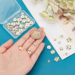 40Pcs 4 Style Brass Beads&nbsp;KK-PH0009-08