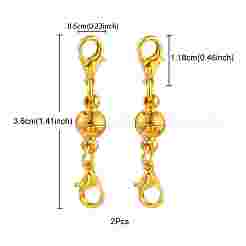 Brass Magnetic Clasps&nbsp;KK-YW0001-56G