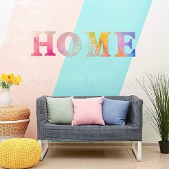 Letter Unfinished Wood Blank Cutouts&nbsp;LS-DIY-ZX040-01O