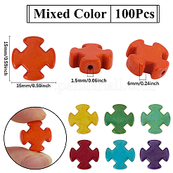 100Pcs Synthetic Turquoise Beads&nbsp;TURQ-SC0001-30