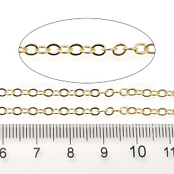 Rack Plating Brass Cable Chains&nbsp;CHC-M001-03G-02